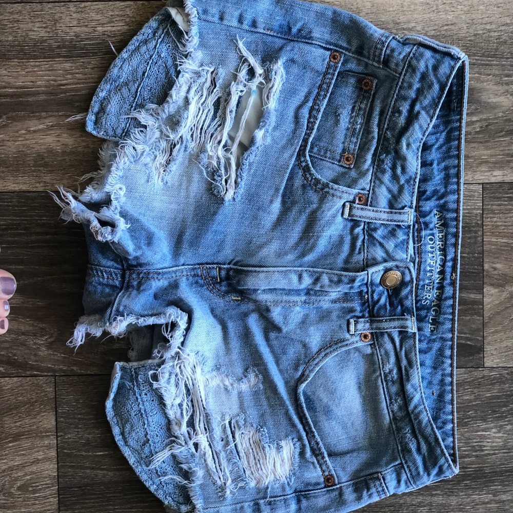 Denim shorts